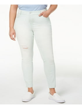 CELEBRITY PINK Women/'s Plus Size Hi-rise Velvet-trim Ankle Skinny Jeans TEDO